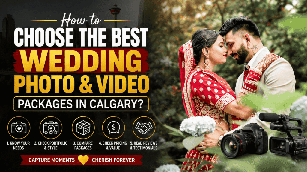 How to Choose the Best Wedding Photo and Video Packages in Calgary?