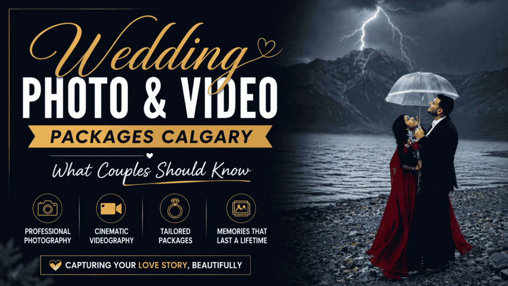 Wedding Photo and Video Packages Calgary: What Couples Should Know