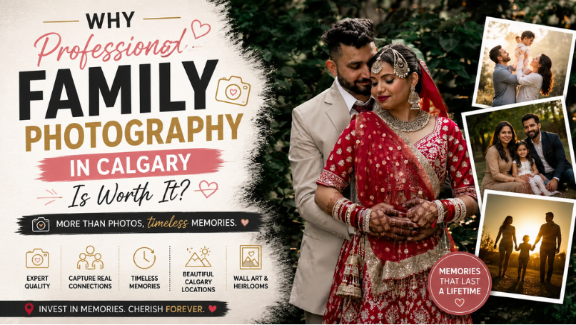 Why Professional Family Photography in Calgary Is Worth It?